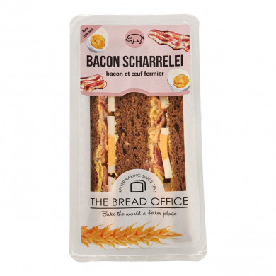 Sandwich bacon scharrelei meergranen