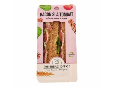 Sandwich bacon sla tomaat meergranen