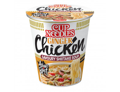 Noodles bekercup gember Kip - Nissin - 350ml.