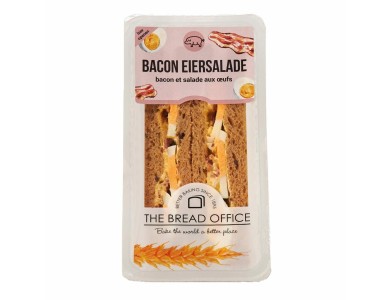 Sandwich bacon eiersalade meergranen