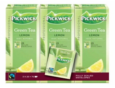 Pickwick Green Tea Lemon Fairtrade