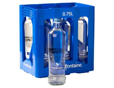 Chaudfontaine Blauw GLAS 6 x 0,75