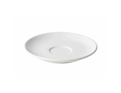 Bart Cappuccino schotel porselein wit - 15,5cm