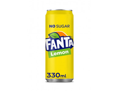 Fanta Lemon Zero Sleek blik