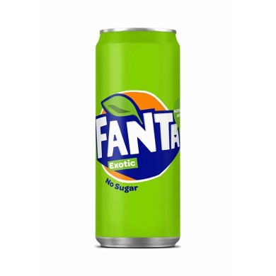 Fanta Exotic Zero sleek blik