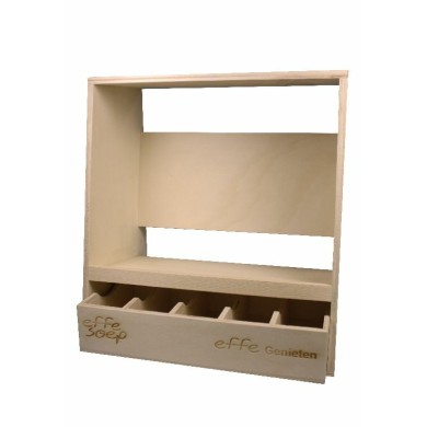 Effe soep display met lade voor soepzakjes