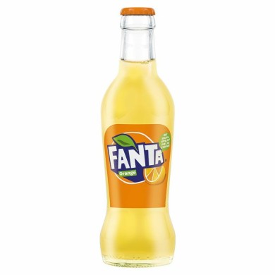 Fanta Orange glas krat