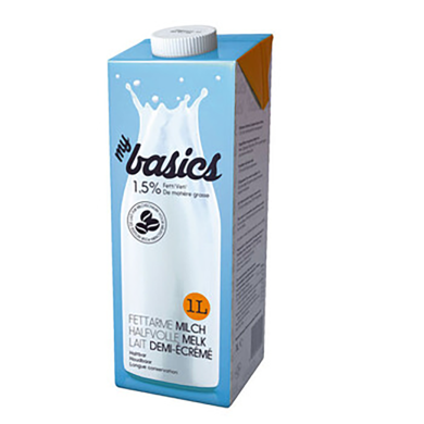 Halfvolle melk houdbaar