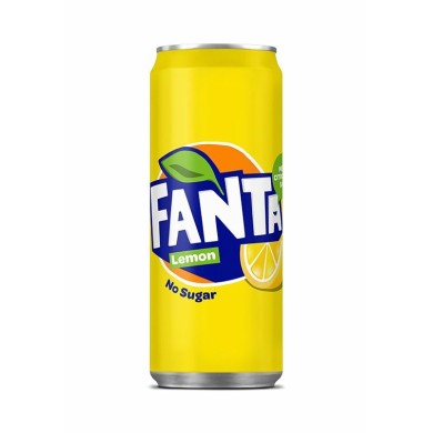 Fanta Lemon Zero Sleek blik