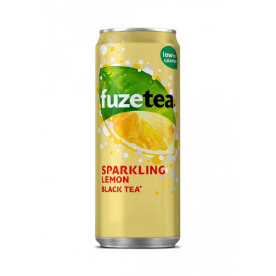 Fuze Tea Sparkling lemon sleek blik 0.33
