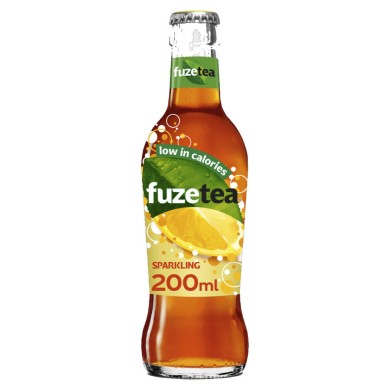 Fuze Tea sprankling glas krat