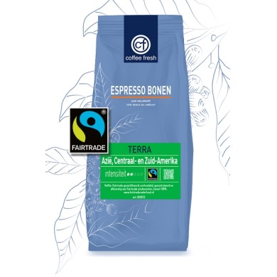 Coffee Fresh Fairtrade Espressobonen TERRA (losse zak)