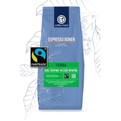 Coffee Fresh Espressobonen Terra Fairtrade (losse zak)