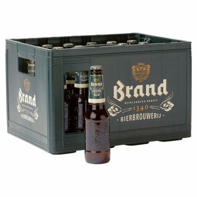 Brand bier krat