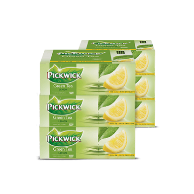 Pickwick Green Tea Original Lemon (tray 6x100st)