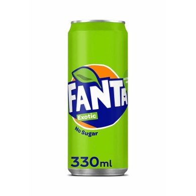 Fanta Exotic Zero sleek blik