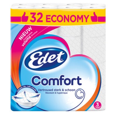 Toiletpapier 3-laags 250 vel - Edet