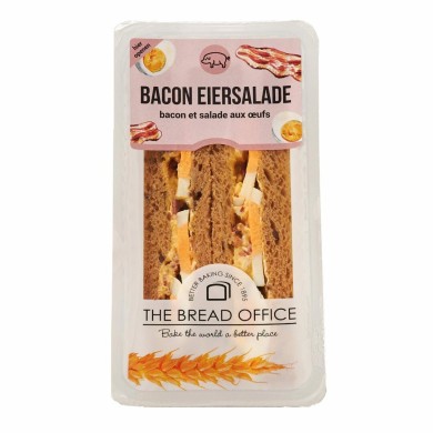 Sandwich bacon eiersalade meergranen