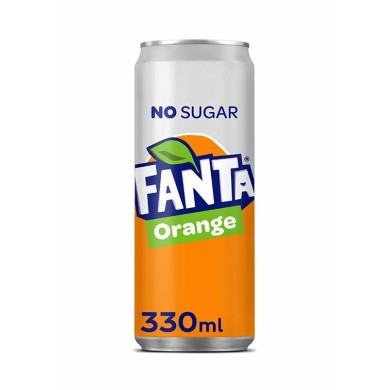 Fanta Orange Zero sleek blik