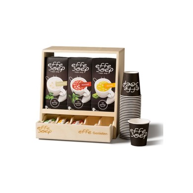 Effe soep display met lade voor soepzakjes
