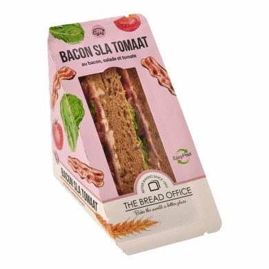 Sandwich bacon sla tomaat meergranen