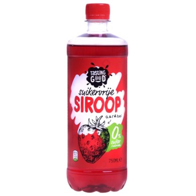 Siroop aardbei suikervrij - Tasting Good