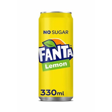 Fanta Lemon Zero Sleek blik