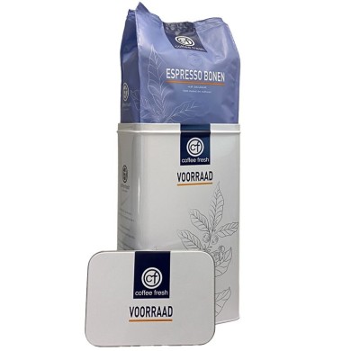 Coffee Fresh bewaarblik voorraad